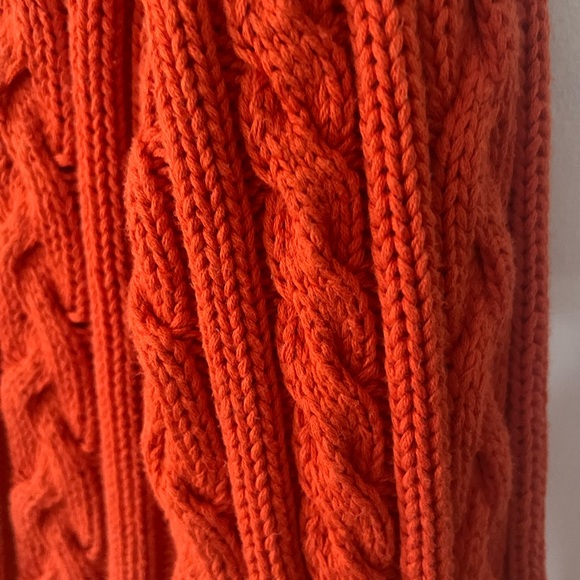 Ralph Lauren Vibrant Orange Knit Sweater - Picture 8 of 11